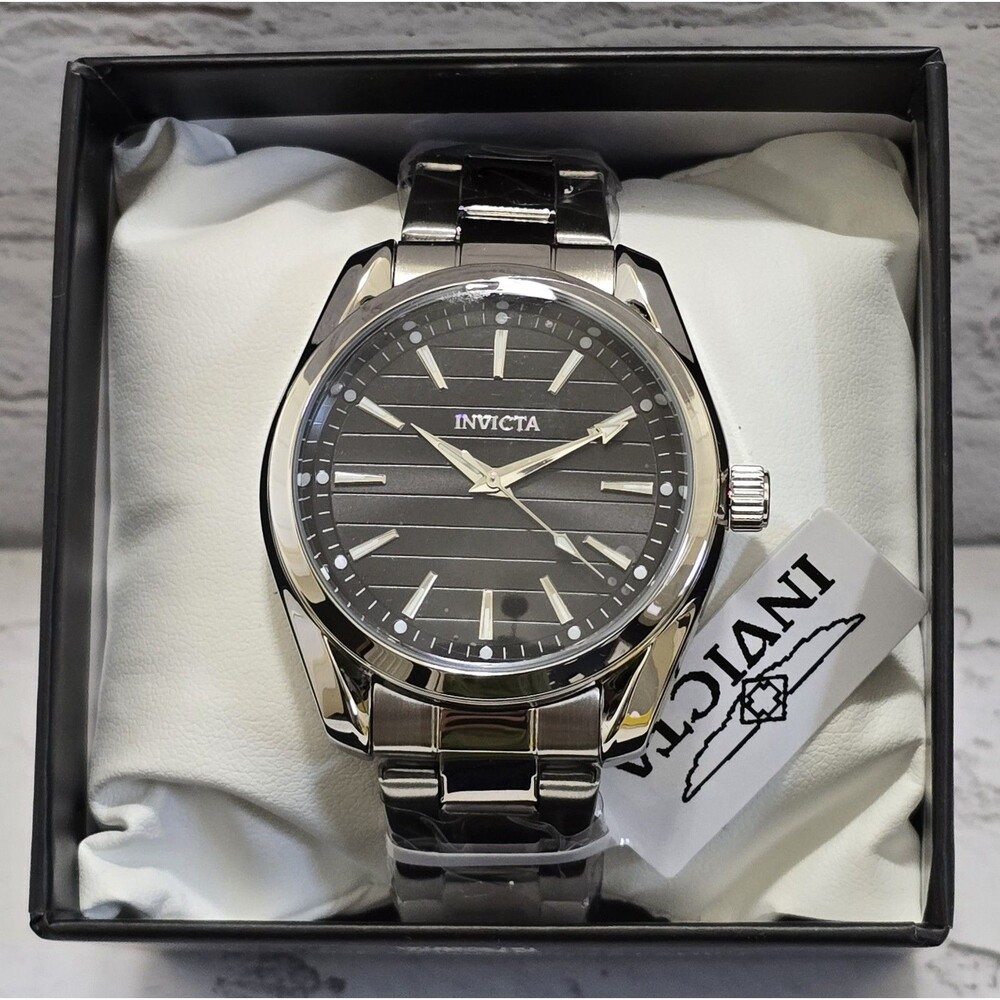 Invicta Celestial Hollis Men's Watch 42mm Black Dial Steel 69198 Brand New